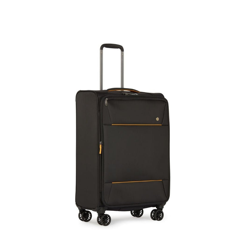 Antler Brixham 71cm Medium Softsided Luggage - Black - Love Luggage