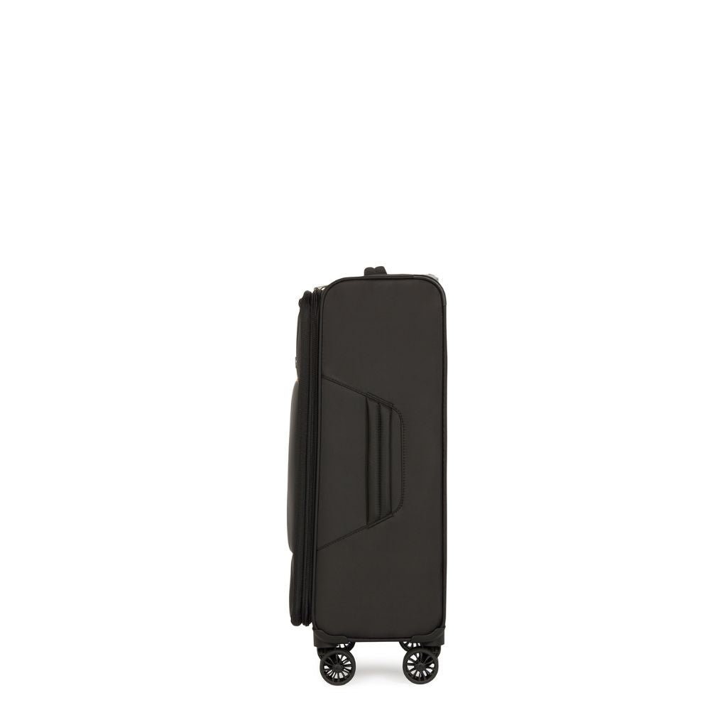 Antler Brixham 71cm Medium Softsided Luggage - Black - Love Luggage