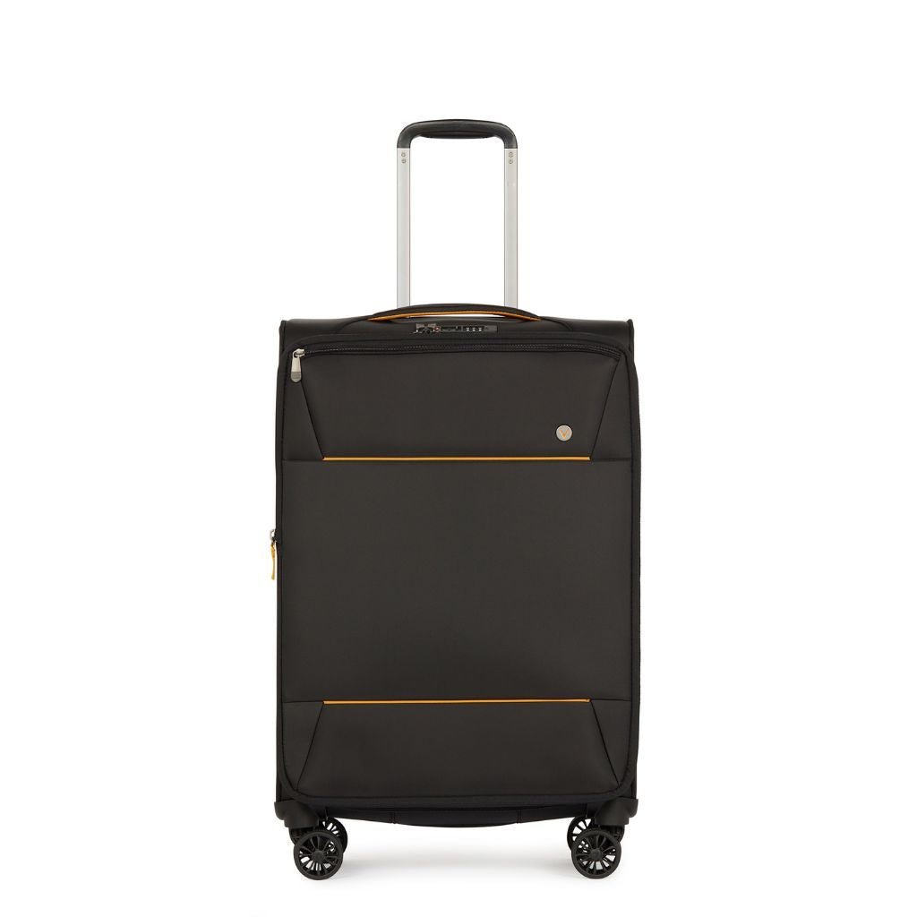 Antler Brixham 71cm Medium Softsided Luggage - Black - Love Luggage