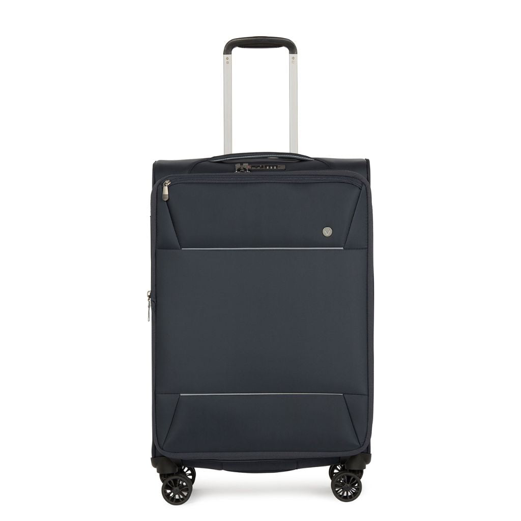 Antler Brixham 71cm Medium Softsided Luggage - Navy - Love Luggage