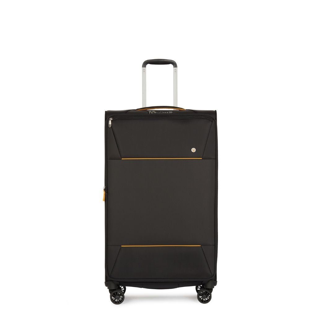 Antler Brixham 83cm Large Softsided Luggage - Black - Love Luggage