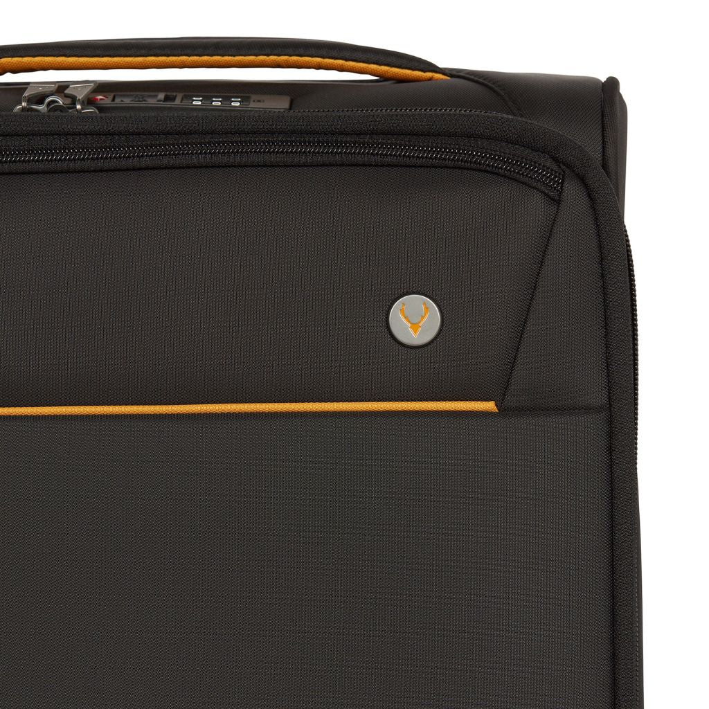 Antler Brixham 83cm Large Softsided Luggage - Black - Love Luggage