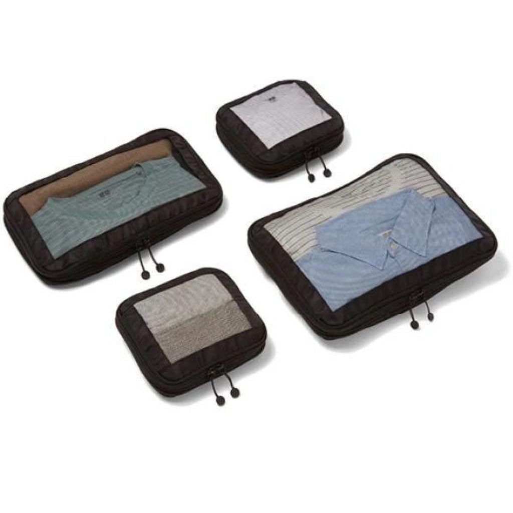 Antler Chelsea 4 Piece Packing Cubes Black - Love Luggage