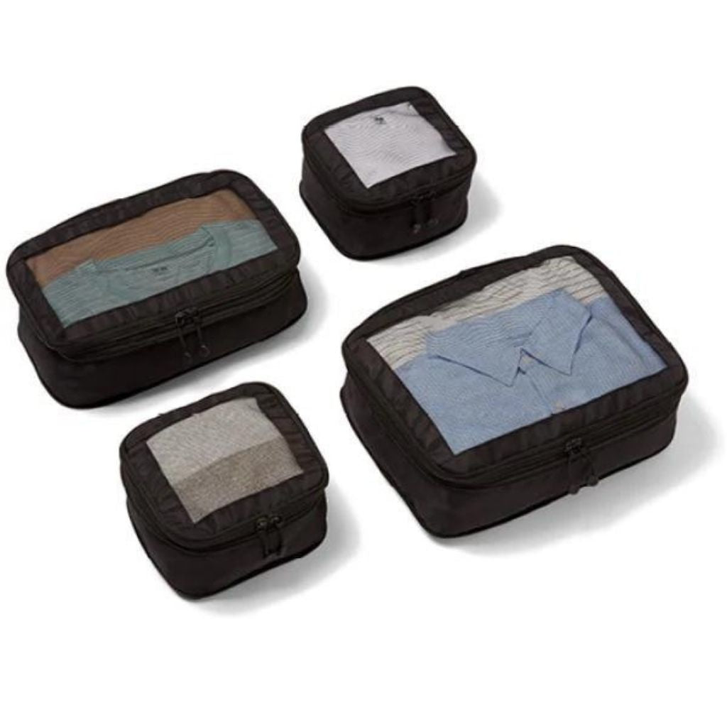 Antler Chelsea 4 Piece Packing Cubes Black - Love Luggage