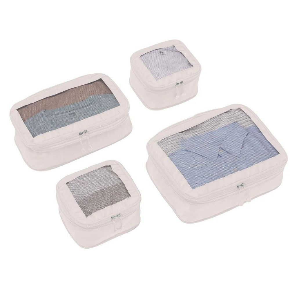 Antler Chelsea 4 Piece Packing Cubes Taupe - Love Luggage