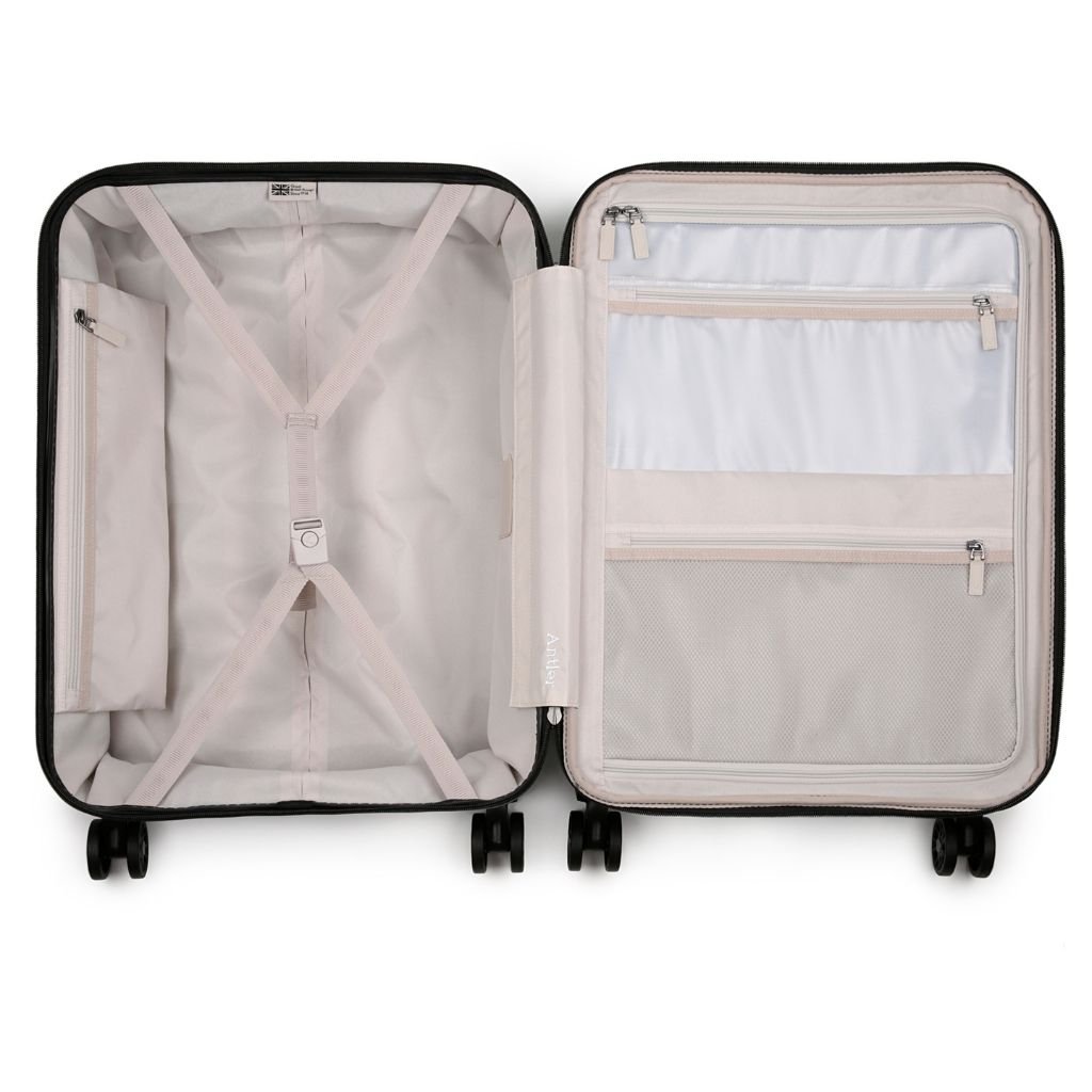 Antler Clifton 56cm Carry On Hardsided Luggage - Black - Love Luggage