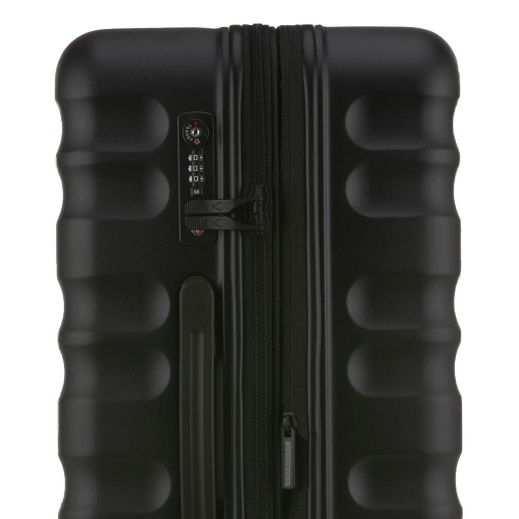 Antler Clifton 56cm Carry On Hardsided Luggage - Black - Love Luggage