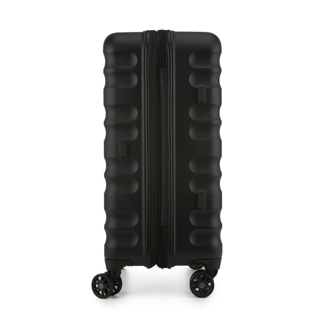 Antler Clifton 67cm Medium Hardsided Luggage - Black - Love Luggage