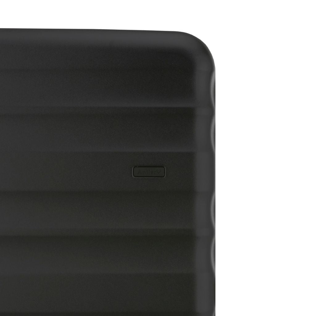 Antler Clifton 80cm Large Hardsided Luggage - Black - Love Luggage