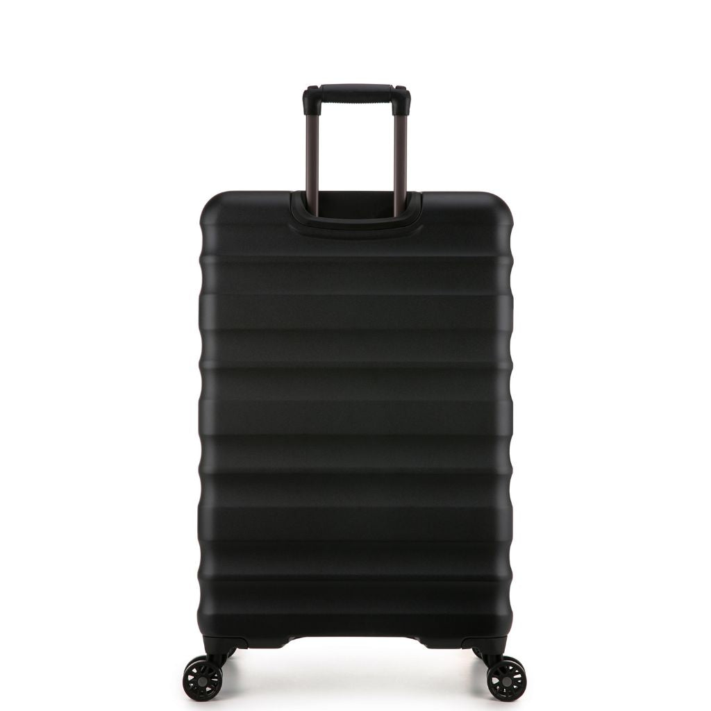 Antler Clifton 80cm Large Hardsided Luggage - Black - Love Luggage