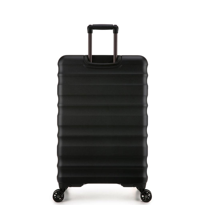 Antler Clifton 80cm Large Hardsided Luggage - Black - Love Luggage