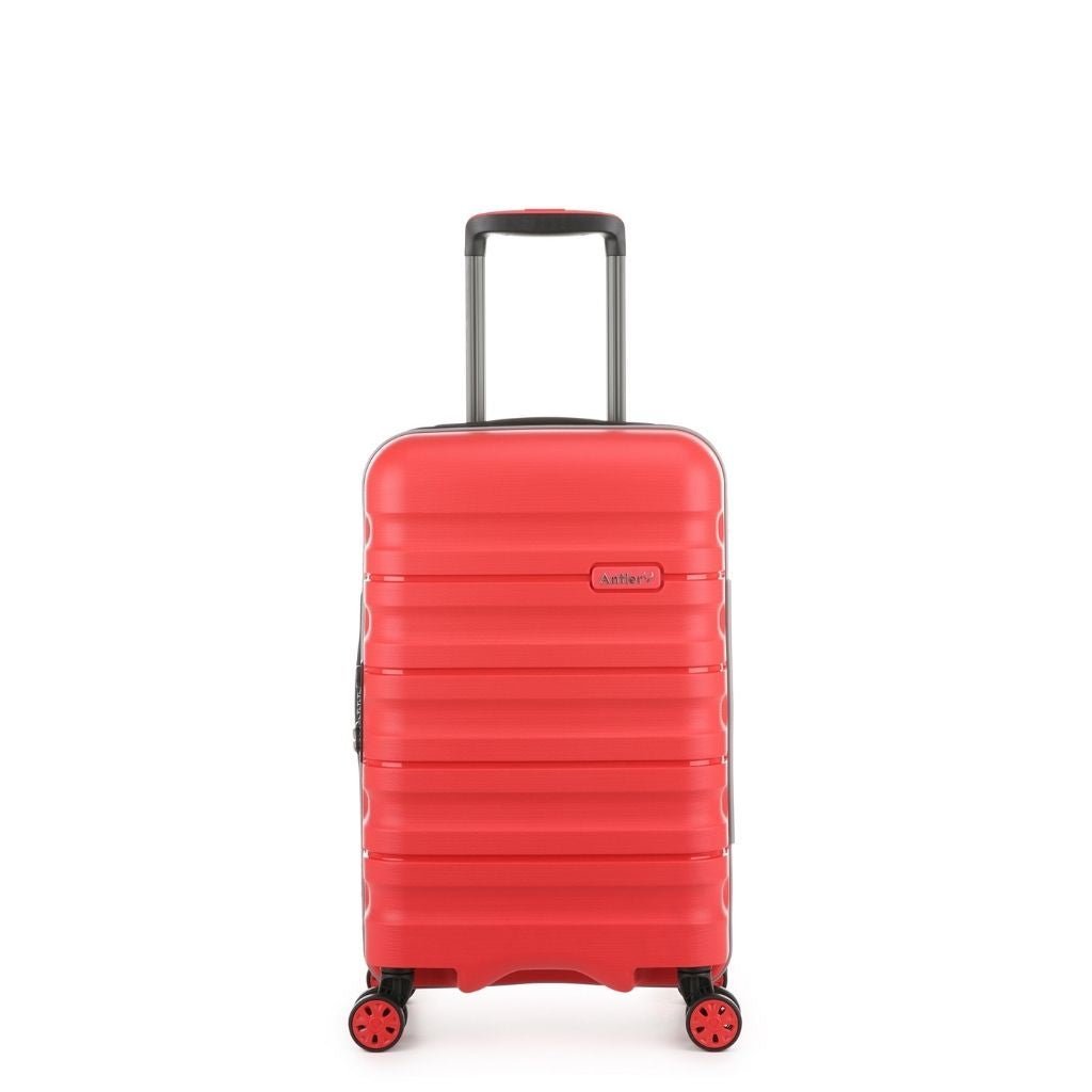 Antler Lincoln 56cm Carry On Hardsided Luggage - Red - Love Luggage