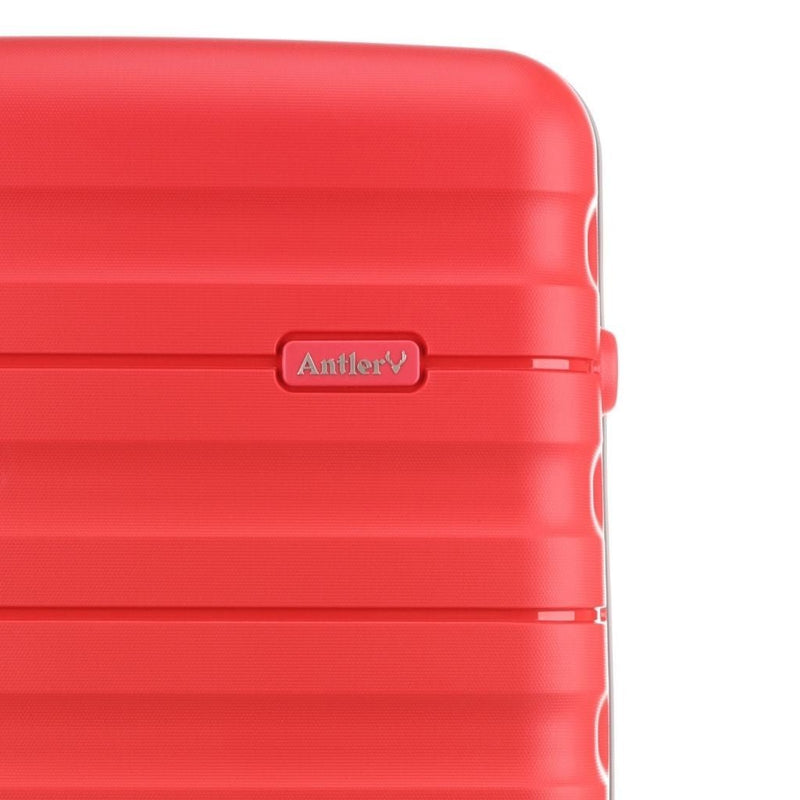 Antler Lincoln 56cm Carry On Hardsided Luggage - Red - Love Luggage