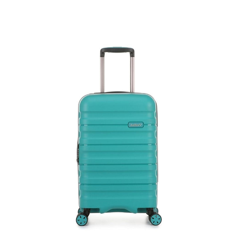 Antler Lincoln 56cm Carry On Hardsided Luggage - Teal - Love Luggage