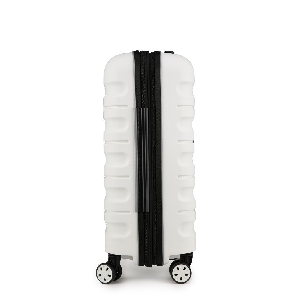 Antler Lincoln 56cm Carry On Hardsided Luggage - White - Love Luggage