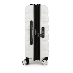Antler Lincoln 56cm Carry On Hardsided Luggage - White - Love Luggage