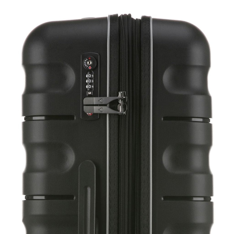 Antler Lincoln 68cm Medium Hardsided Luggage - Black - Love Luggage