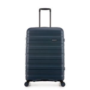 Antler Lincoln 68cm Medium Hardsided Luggage - Navy - Love Luggage