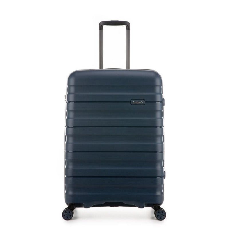 Antler Lincoln 68cm Medium Hardsided Luggage - Navy - Love Luggage