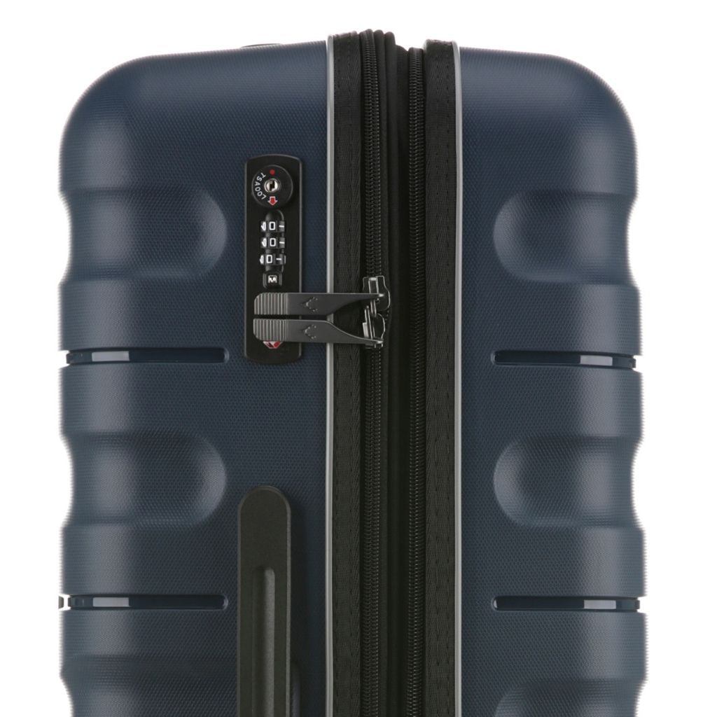Antler Lincoln 68cm Medium Hardsided Luggage - Navy - Love Luggage