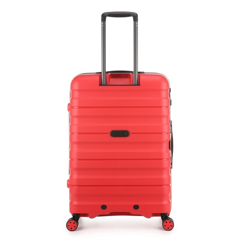 Antler Lincoln 68cm Medium Hardsided Luggage - Red - Love Luggage