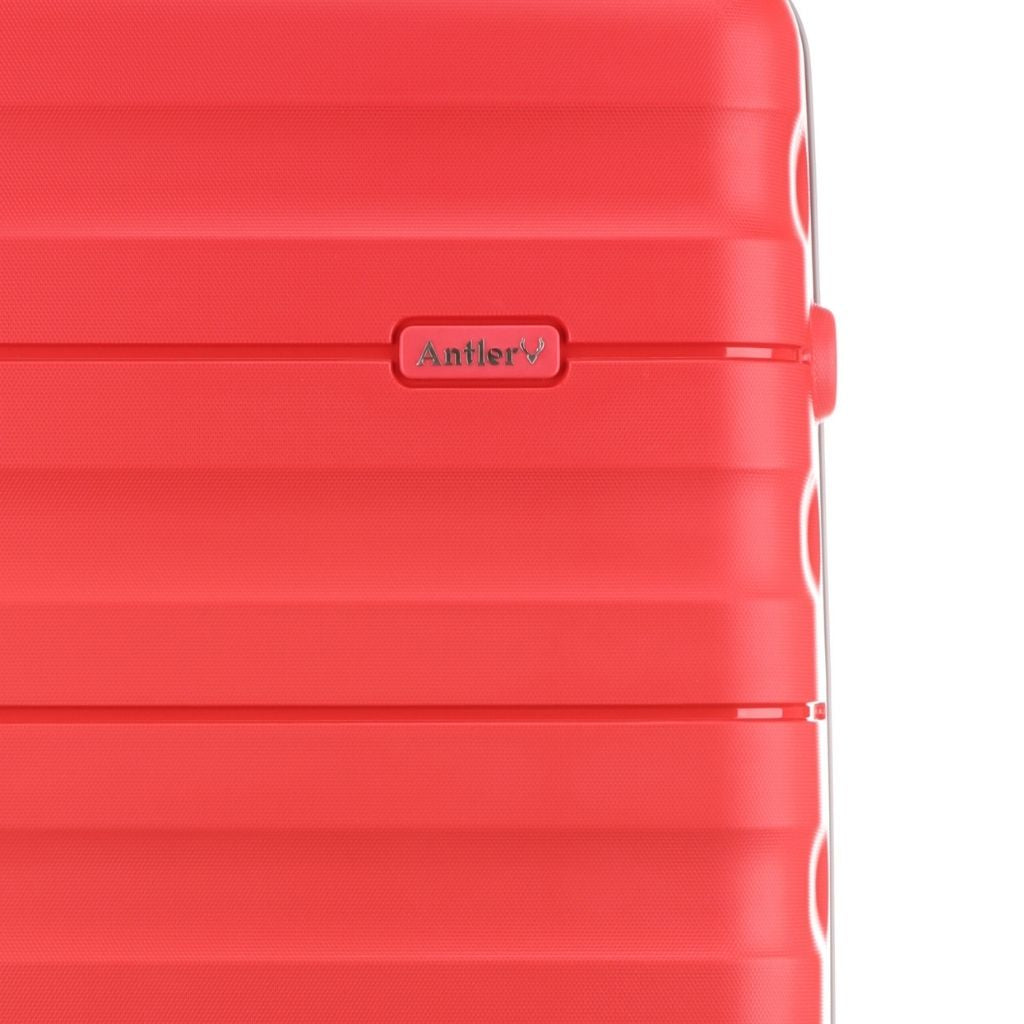Antler Lincoln 68cm Medium Hardsided Luggage - Red - Love Luggage