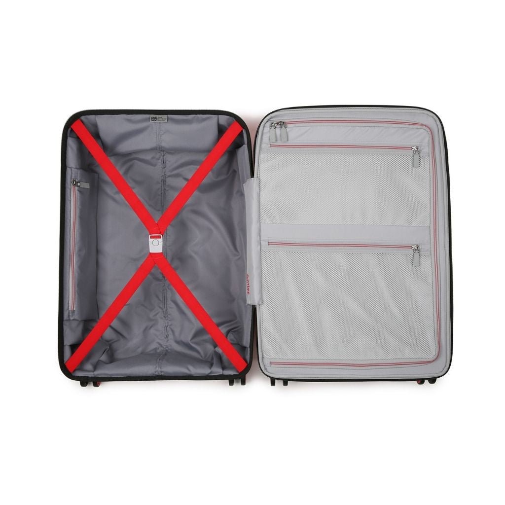 Antler Lincoln 68cm Medium Hardsided Luggage - Red - Love Luggage