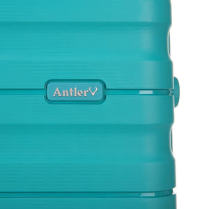 Antler Lincoln 68cm Medium Hardsided Luggage - Teal - Love Luggage