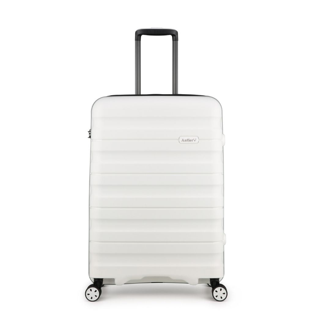 Hard Shell White Antler Suitcase Antler Lincoln 68cm Medium