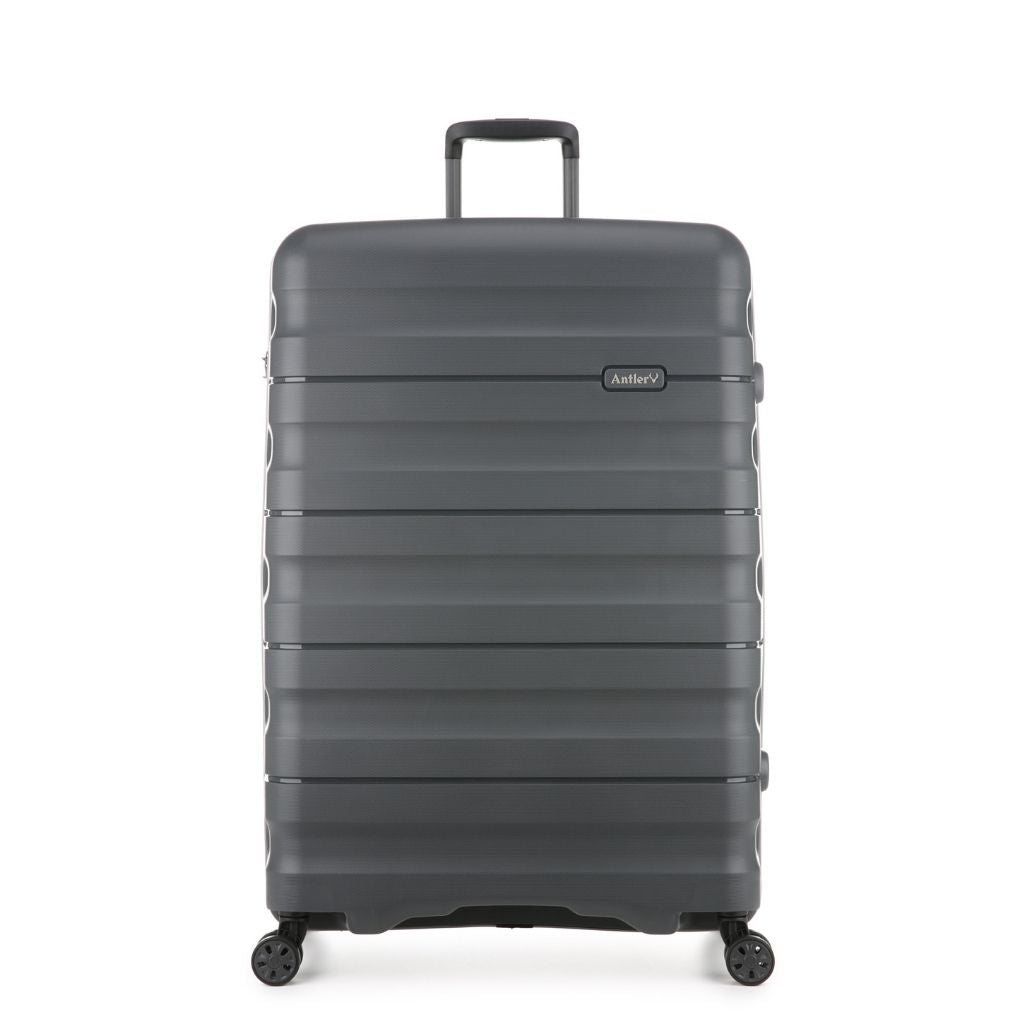 Antler Lincoln 80.5cm Large Hardsided Luggage - Charcoal - Love Luggage
