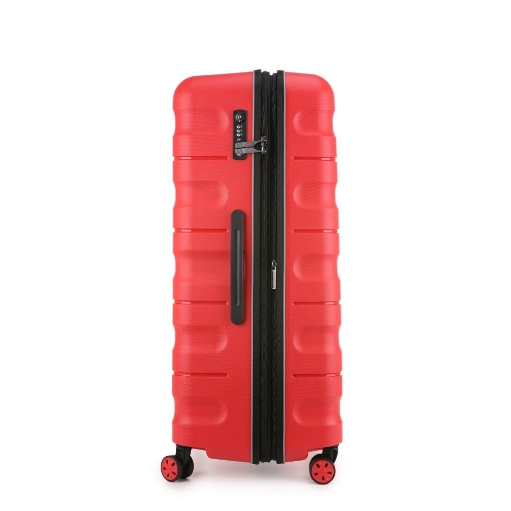 Antler Lincoln 80.5cm Large Hardsided Luggage - Red - Love Luggage