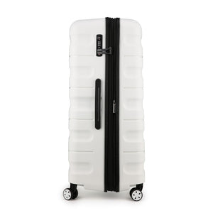 Antler Lincoln 80.5cm Large Hardsided Luggage - White - Love Luggage