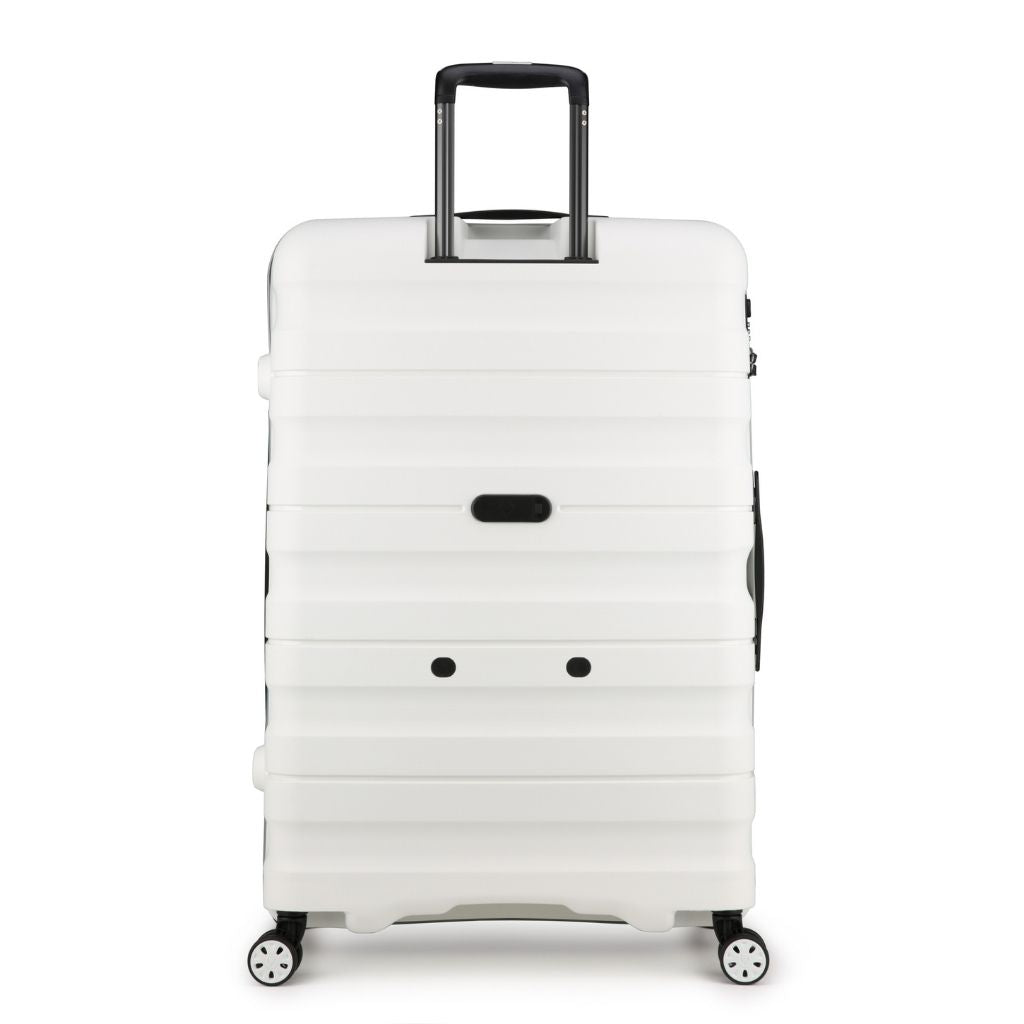 Antler Lincoln 80.5cm Large Hardsided Luggage - White - Love Luggage