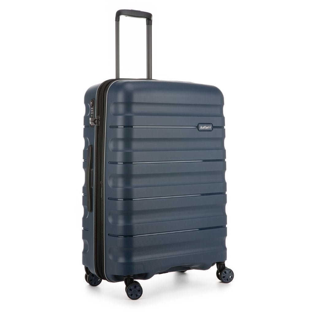 Antler Lincoln Hardsided Luggage 3 Piece Set - Navy - Love Luggage