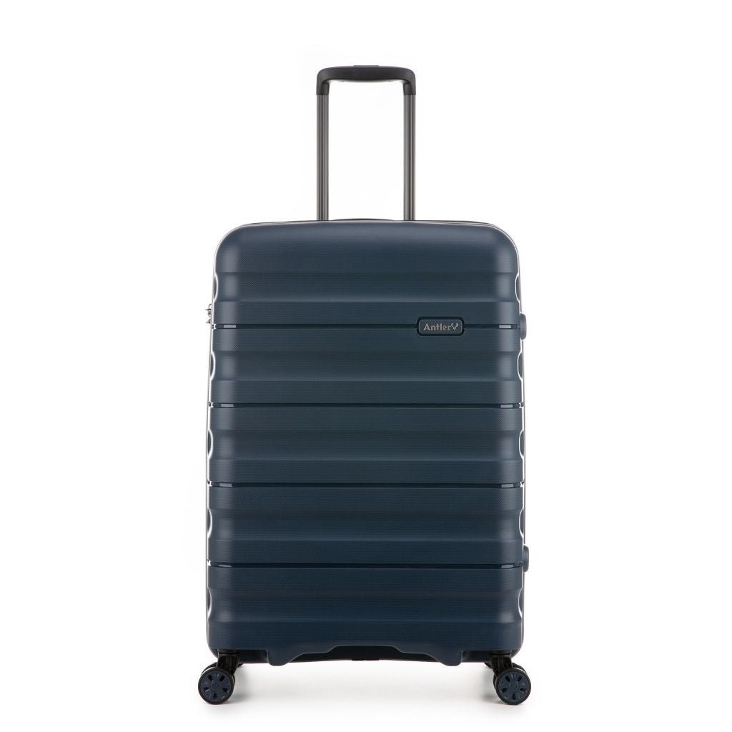 Antler Lincoln Hardsided Luggage 3 Piece Set - Navy - Love Luggage
