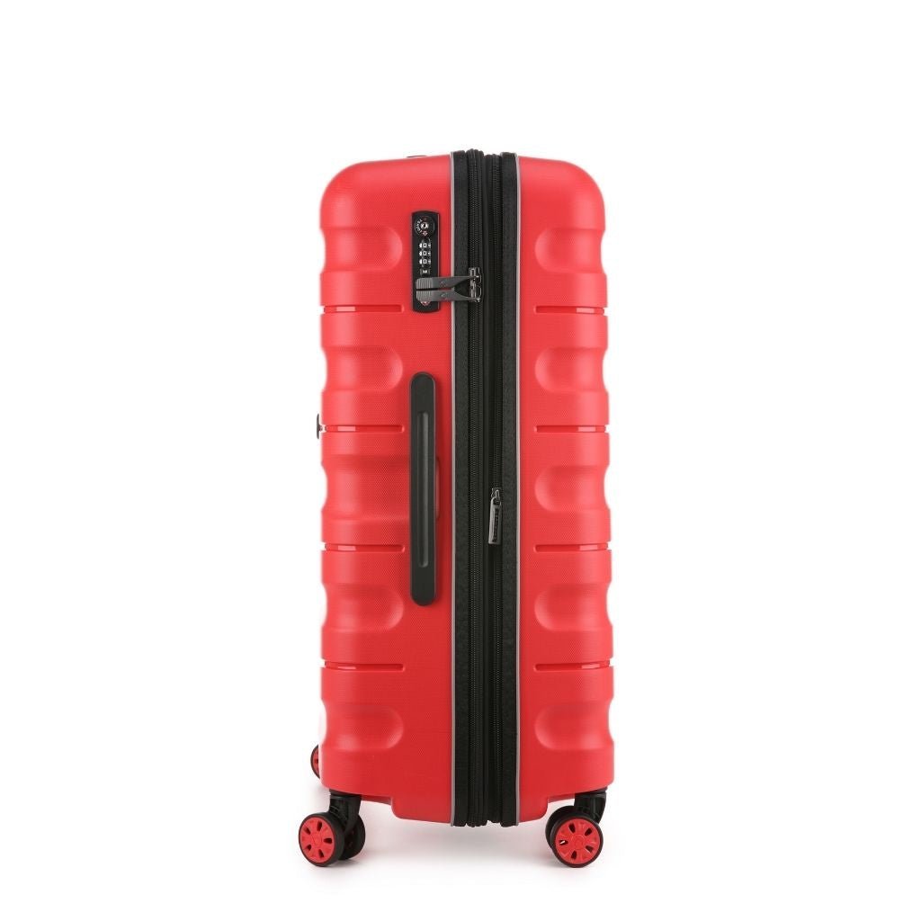 Antler Lincoln Hardsided Luggage 3 Piece Set - Red - Love Luggage