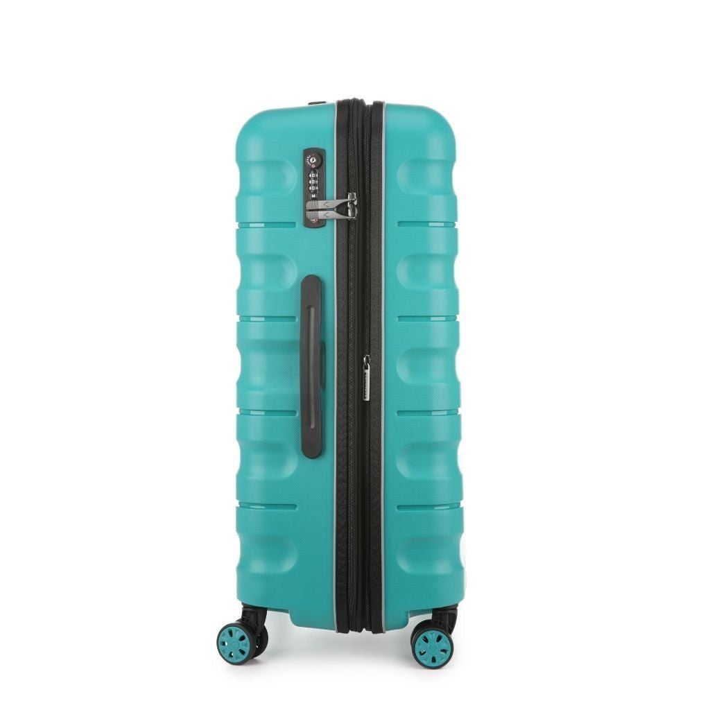 Antler Lincoln Hardsided Luggage 3 Piece Set - Teal - Love Luggage