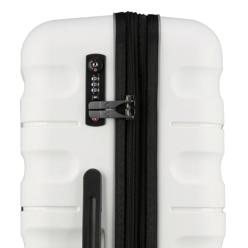Antler Lincoln Hardsided Luggage 3 Piece Set - White - Love Luggage