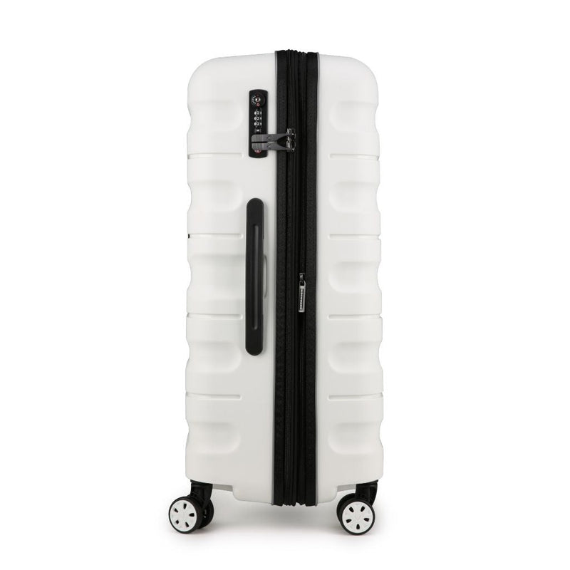 Antler Lincoln Hardsided Luggage 3 Piece Set - White - Love Luggage