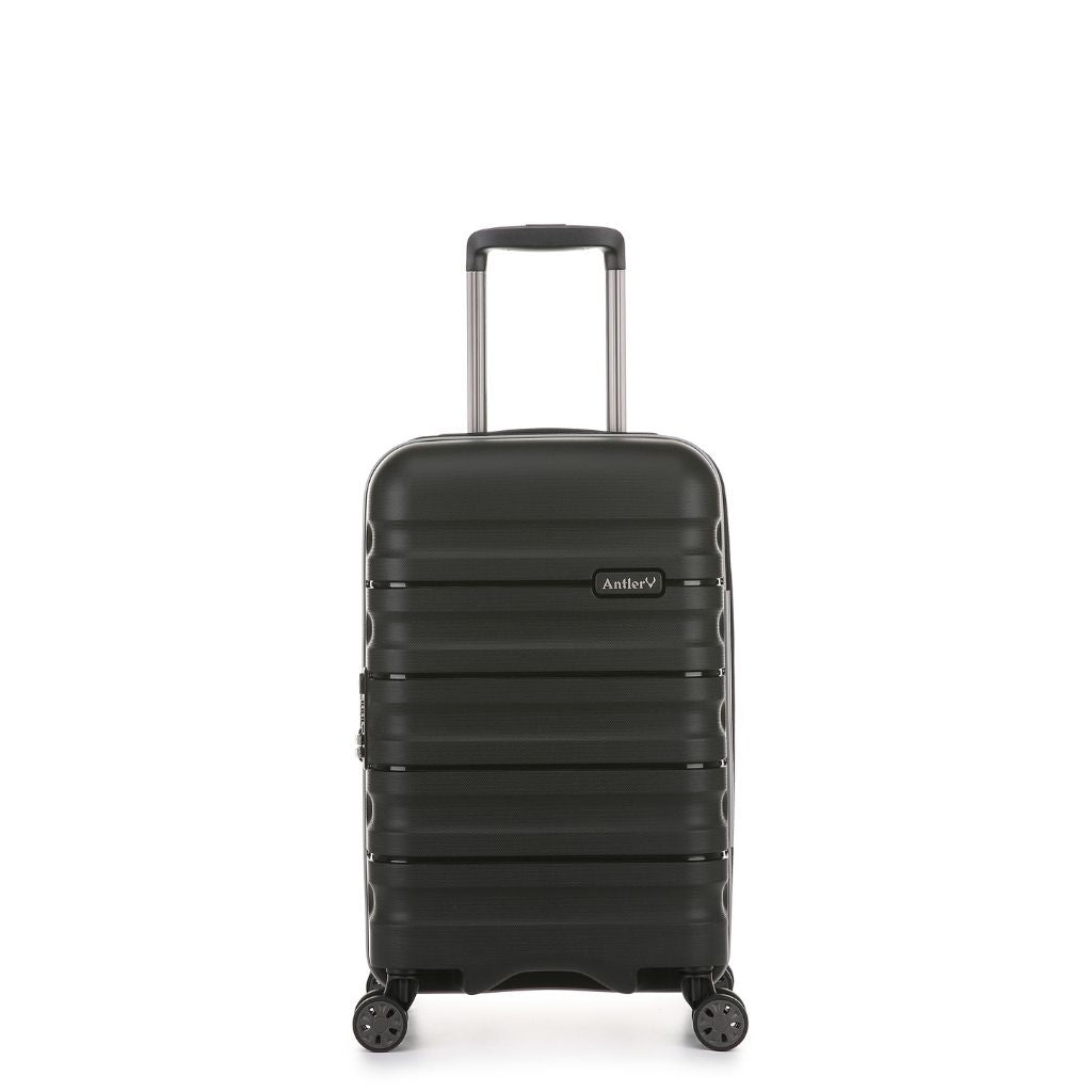 Antler Lincoln Hardsided Luggage Duo Set - Black - Love Luggage