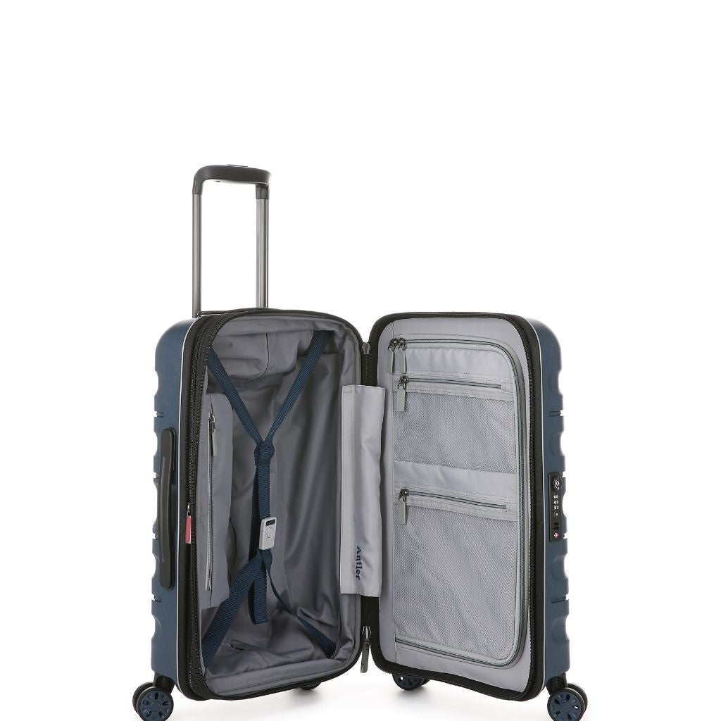Antler Lincoln Hardsided Luggage Duo Set - Navy - Love Luggage