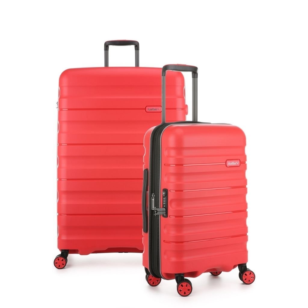 Antler Lincoln Hardsided Luggage Duo Set - Red - Love Luggage