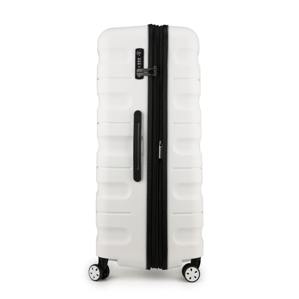 Antler Lincoln Hardsided Luggage Duo Set - White - Love Luggage