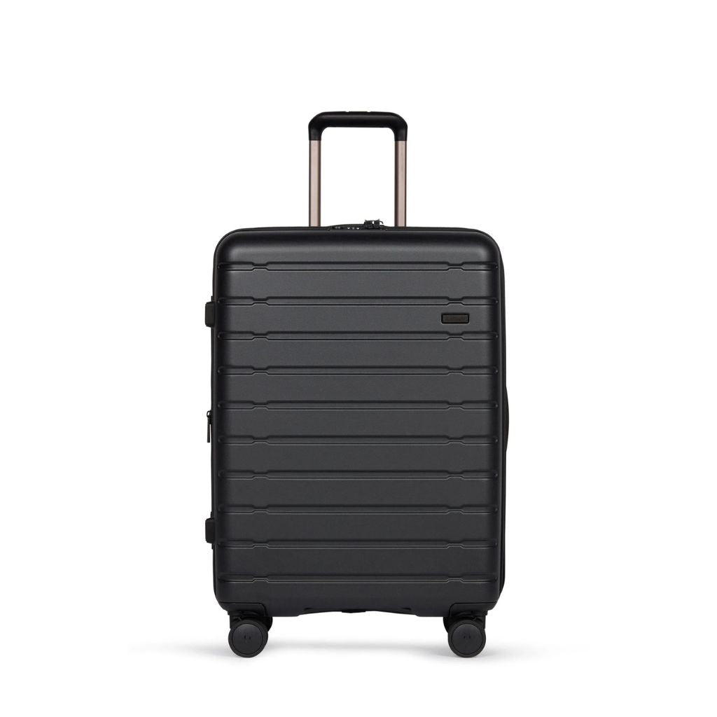 Antler Stamford 2 68cm Medium Hardsided Luggage - Black - Love Luggage