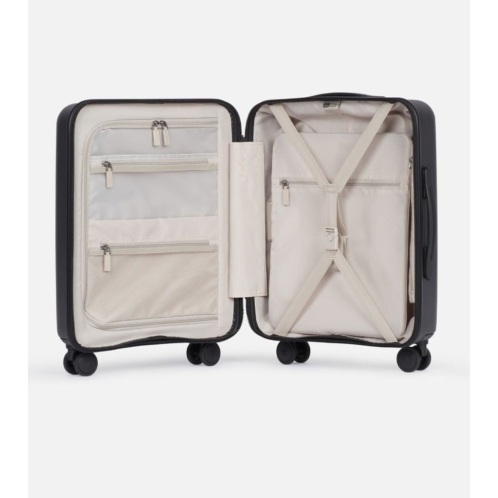 Antler Stamford 55cm Carry On Hardsided Luggage - Black | On Sale ...
