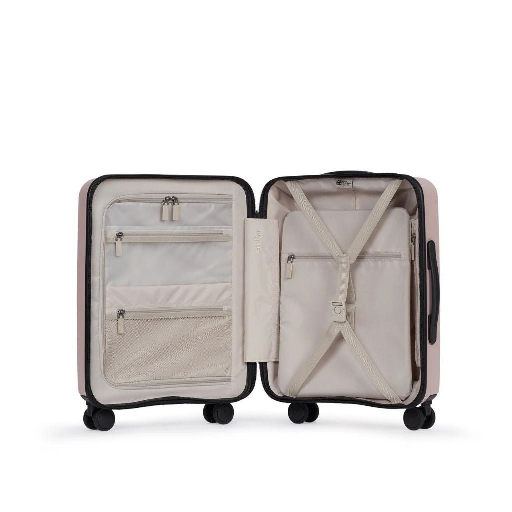 Antler Stamford 55cm Carry On Hardsided Luggage - Putty - Love Luggage