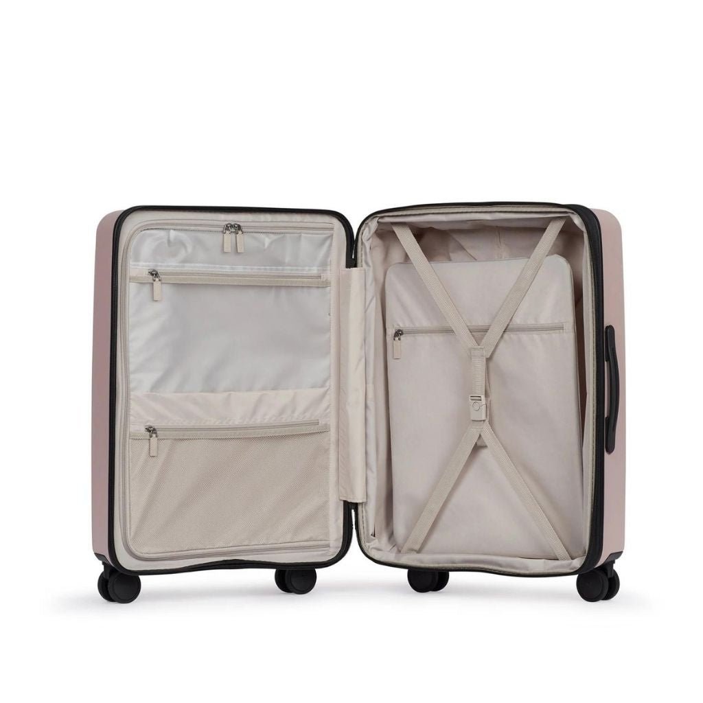 Antler Stamford 68cm Medium Hardsided Luggage - Putty - Love Luggage
