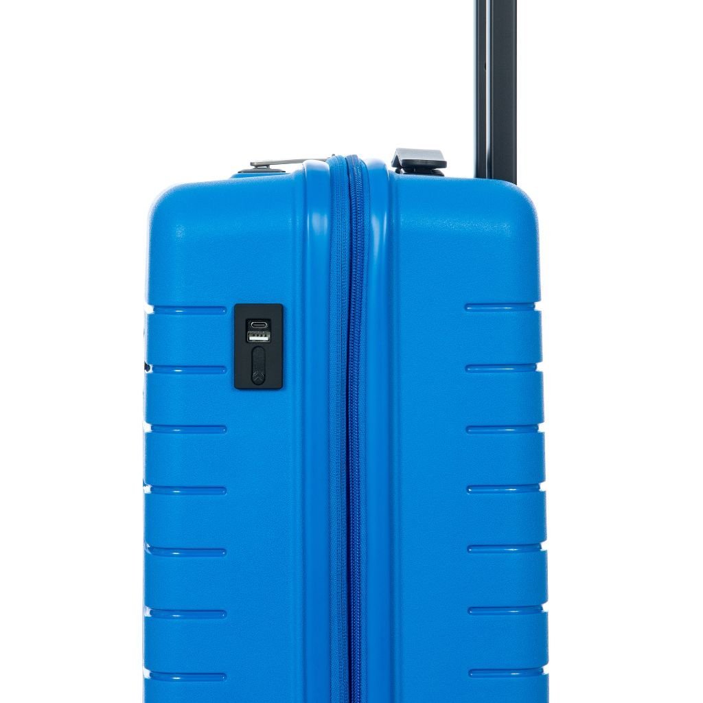 Bric's B|Y Ulisse Carry On 55cm Hardsided Spinner Suitcase Electric Blue - Love Luggage