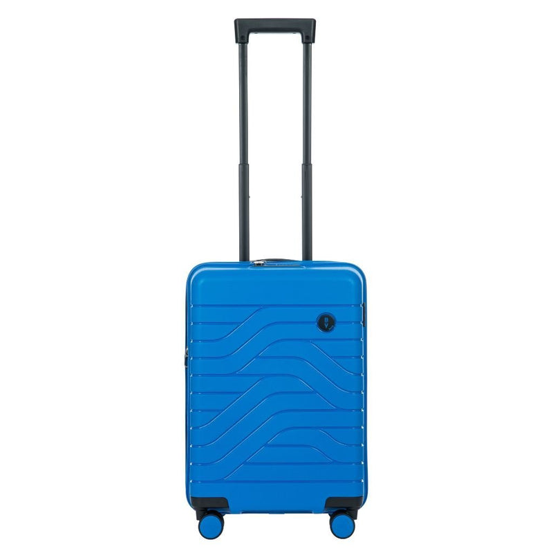 Bric's B|Y Ulisse Carry On 55cm Hardsided Spinner Suitcase Electric Blue - Love Luggage