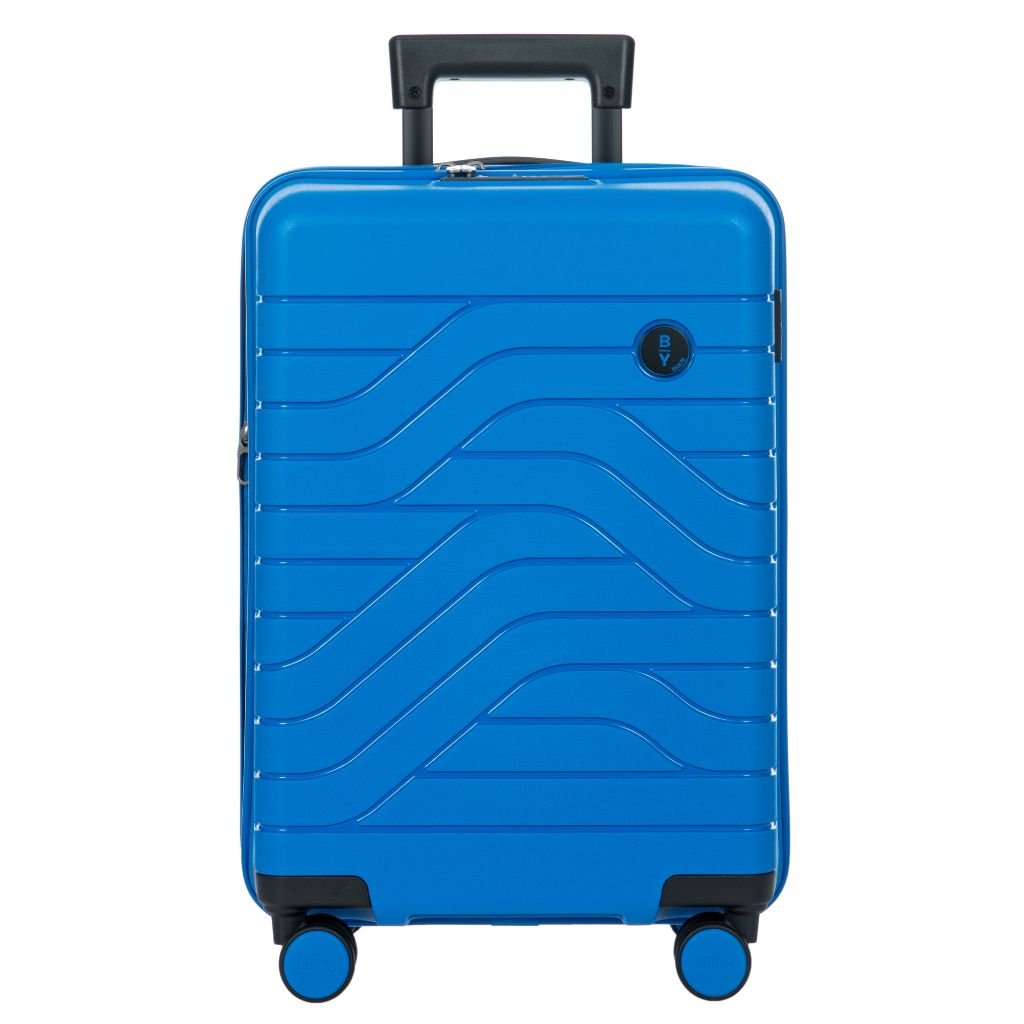 Bric's B|Y Ulisse Carry On 55cm Hardsided Spinner Suitcase Electric Blue - Love Luggage